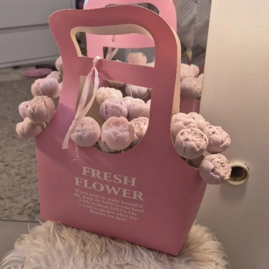 دسته گل شمع