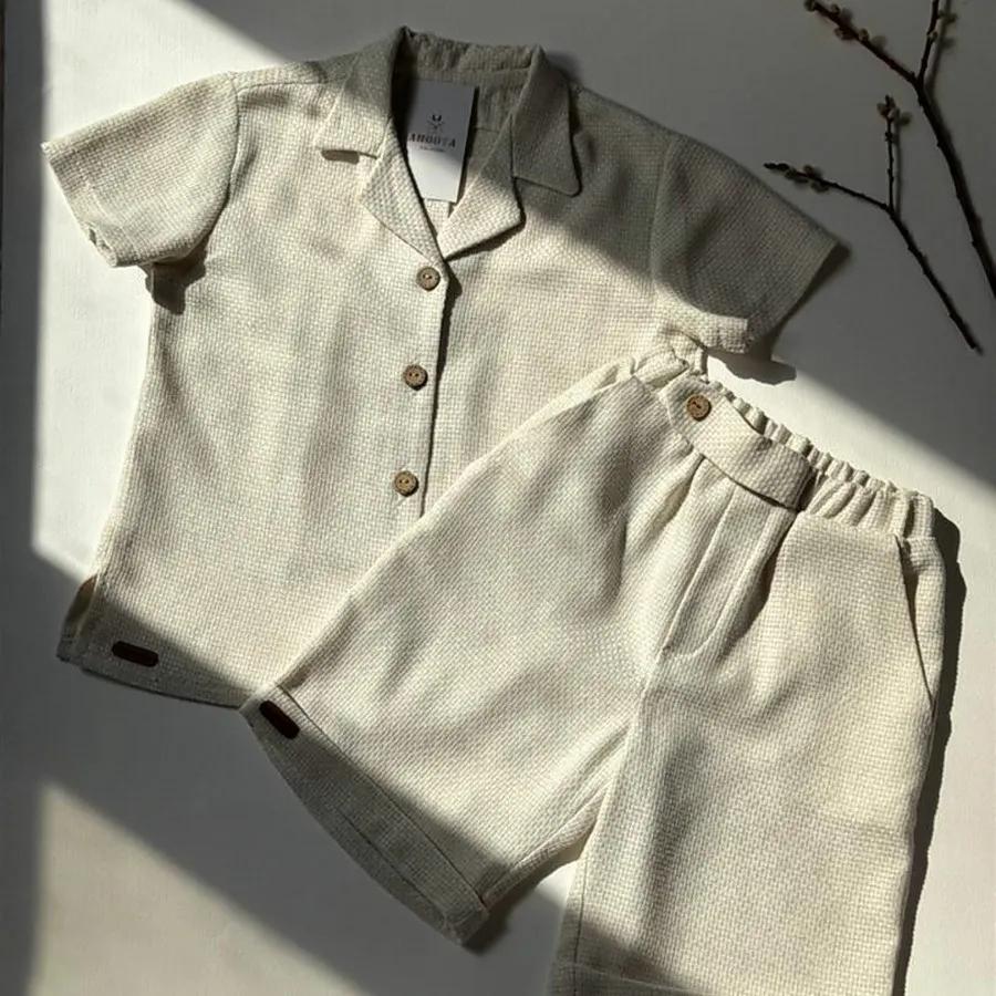 پیراهن و شلوارک پسرانه