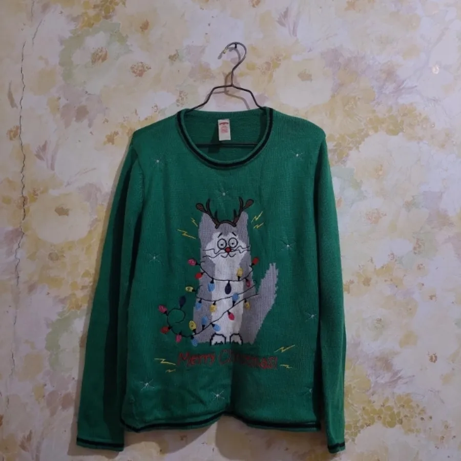 بلوز بافت کریسمسی