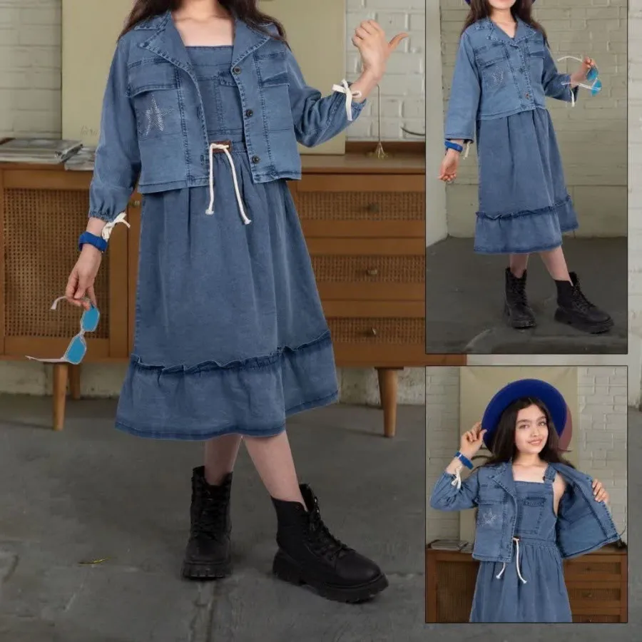 دو تیکه جین دخترانه