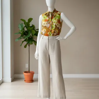 شومیز یقه کراواتی