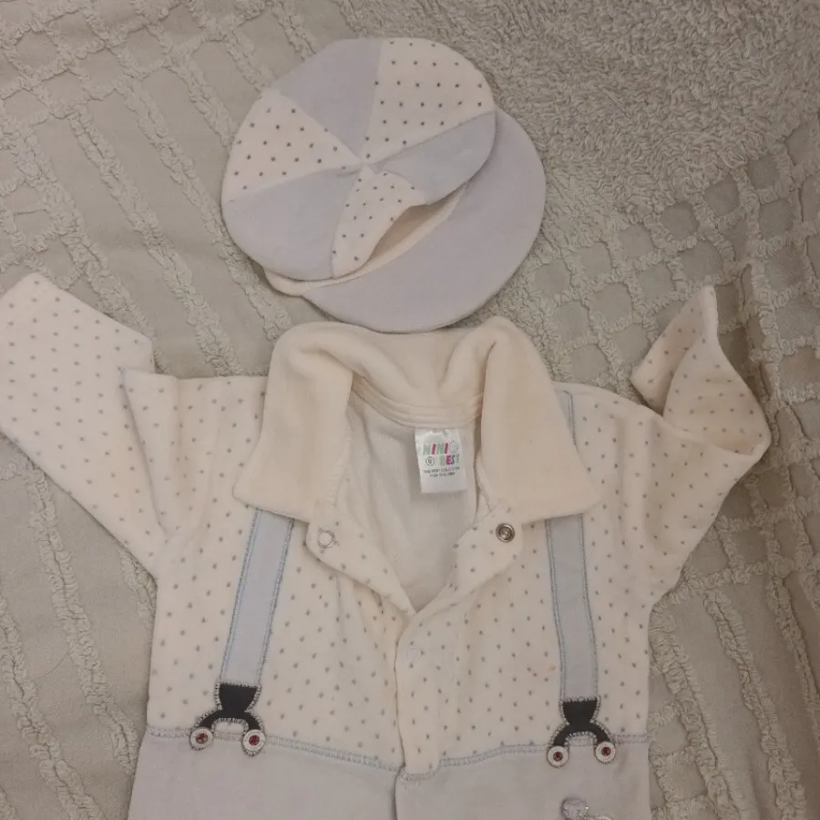 سرهمی مخمل نوزادی ترک