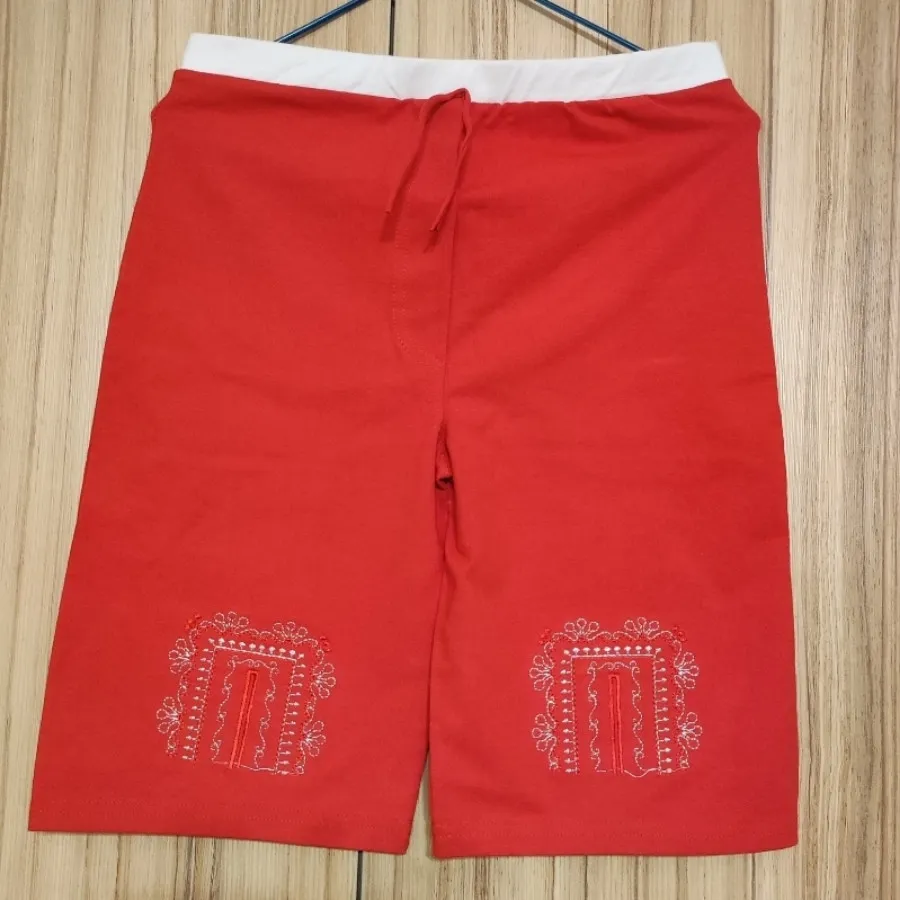 تاپ و شلوارک گوجه