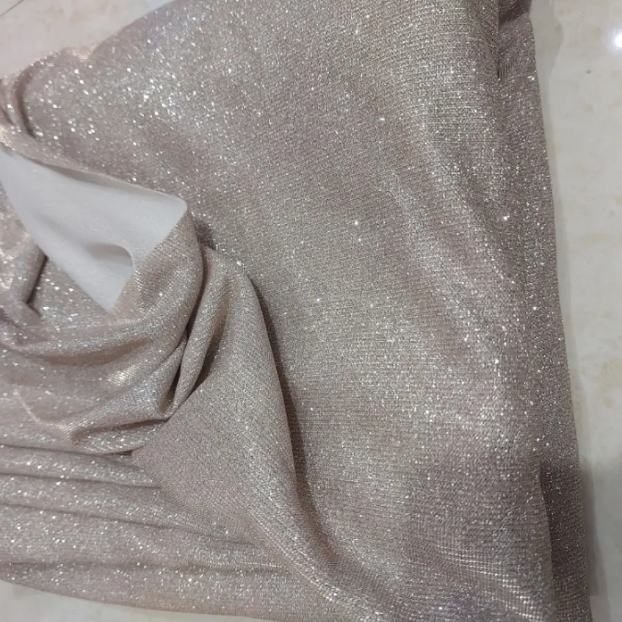 3متر پارچه شاین دار بژ