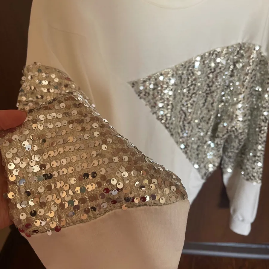 بلوز پولکدوزی