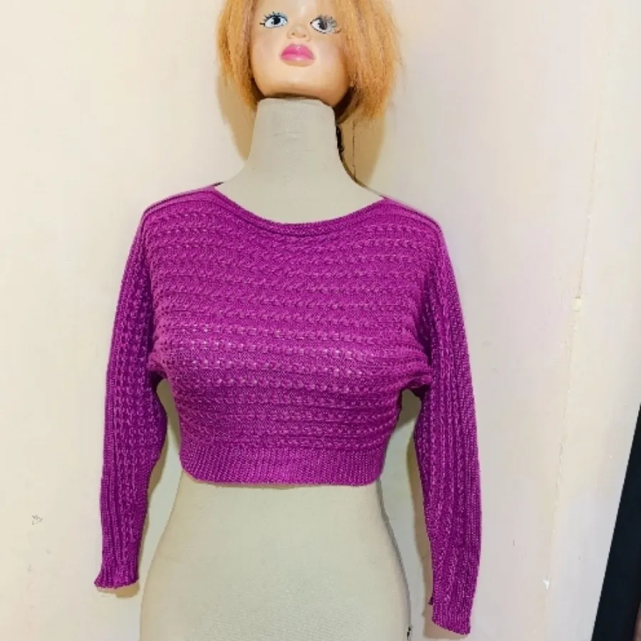 بلوز نیم تنه بافت