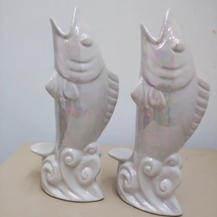 گلدان  طرح ماهی قدیمی