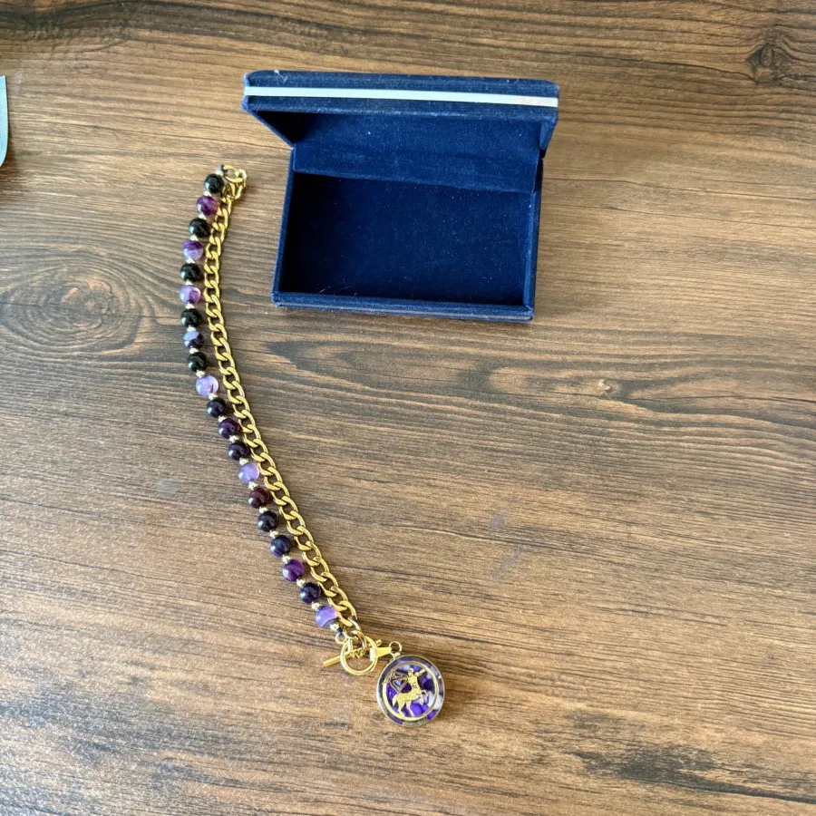 گردنبند شانس روکش طلا