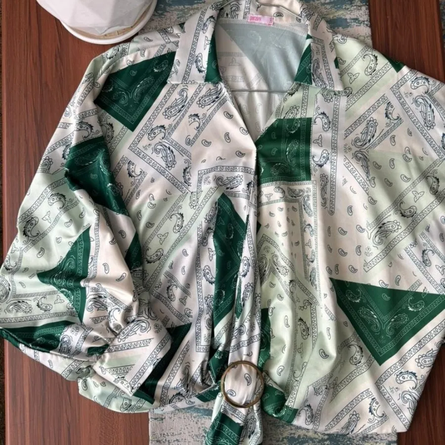 شومیز ساتن خفاشی