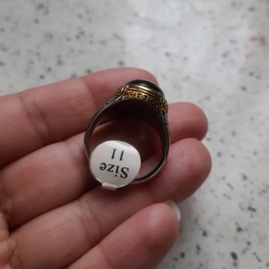 انگشتر مردانه طلا روس