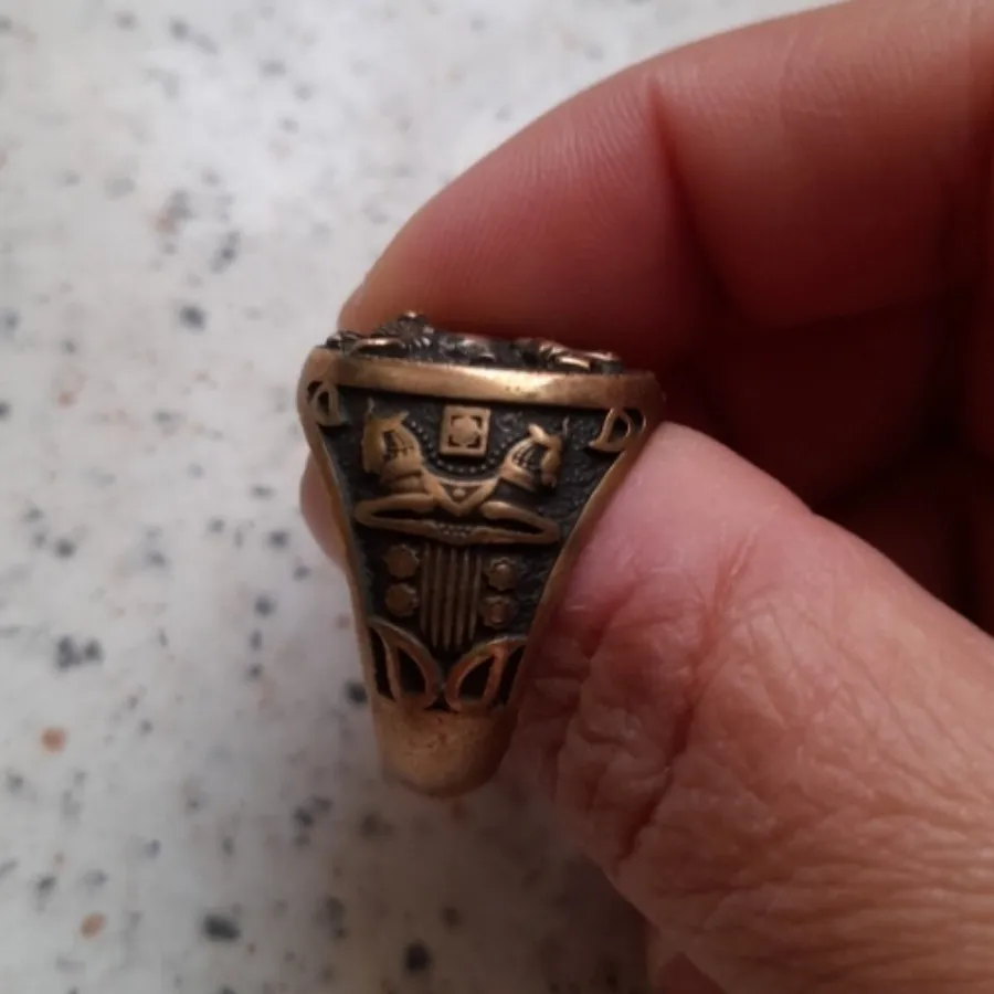 انگشتر مردانه طلا روس