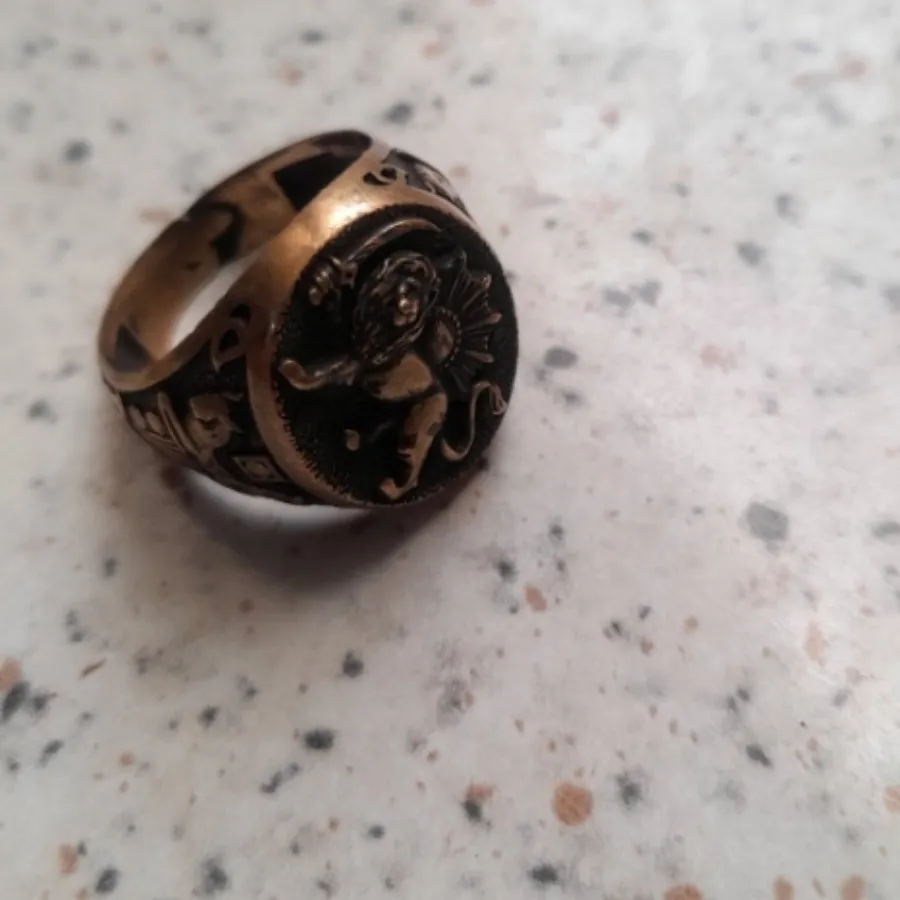 انگشتر مردانه طلا روس