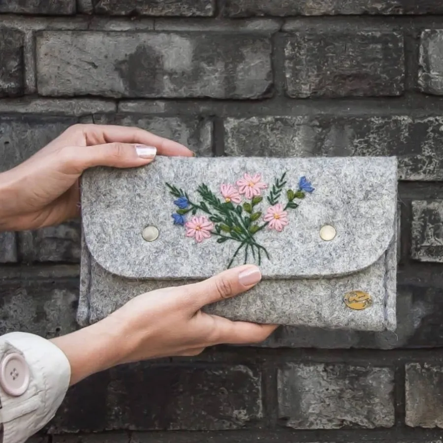 کیف دستی نمدی برند دستا