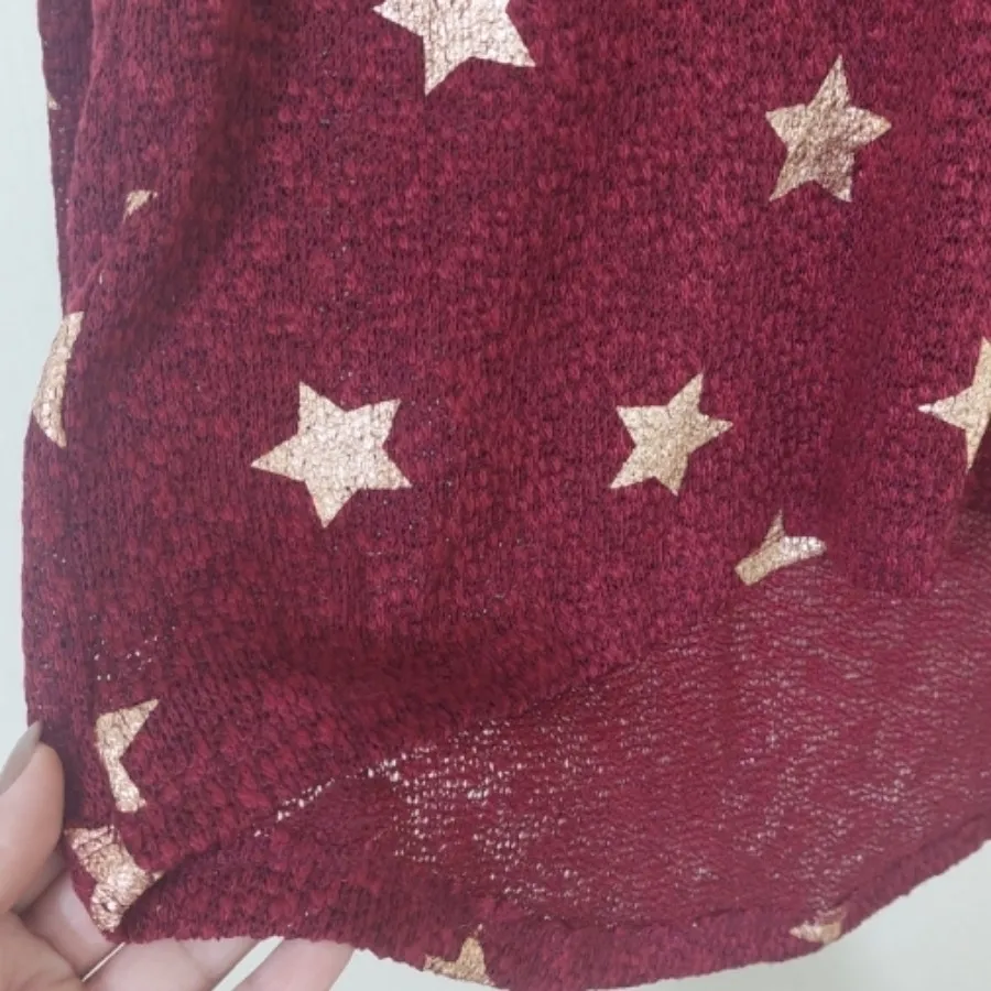 شومیز بافت زرشکی