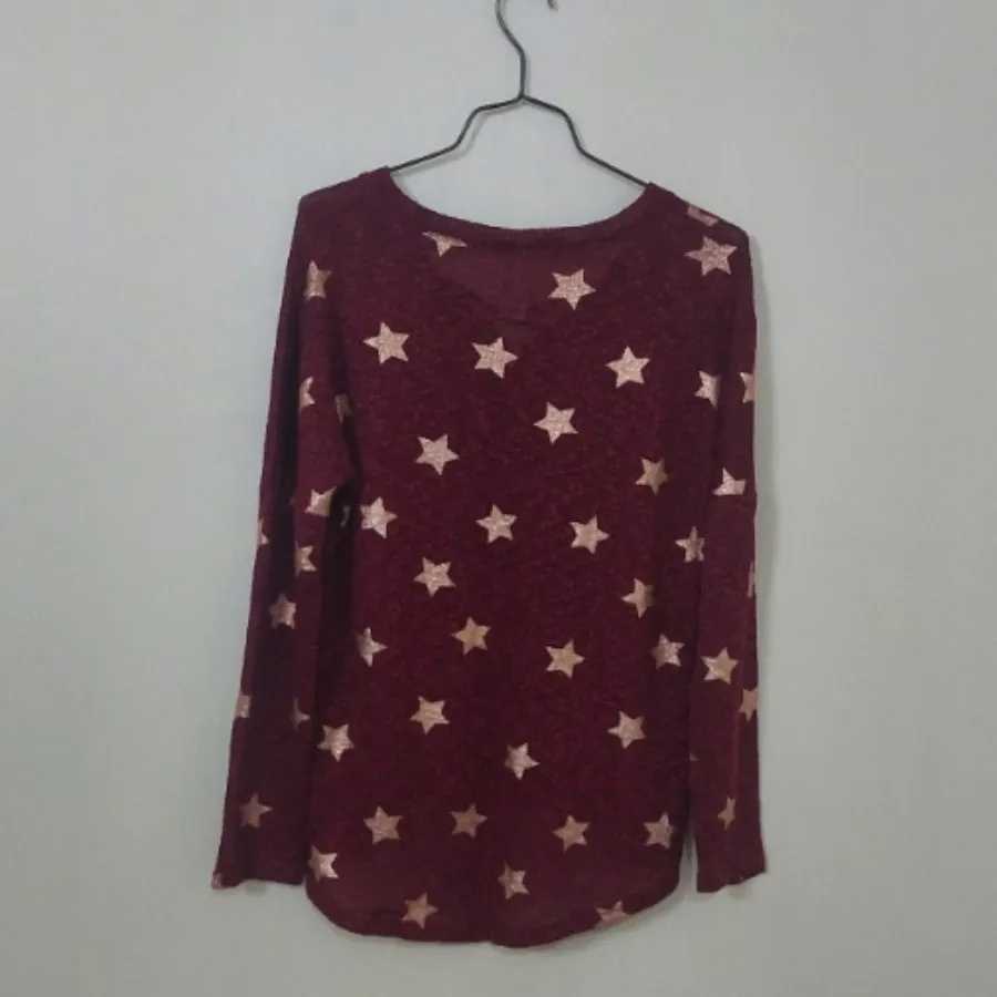 شومیز بافت زرشکی