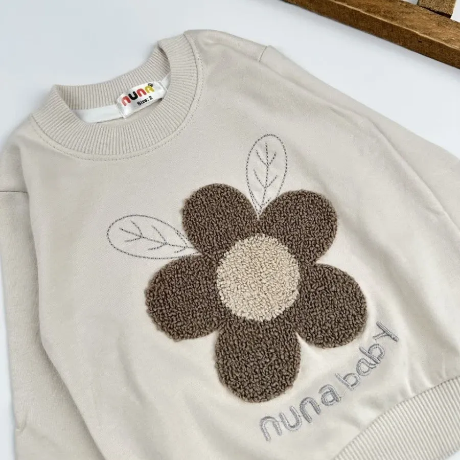 بلوز شلوار تک گل شنل دوزی