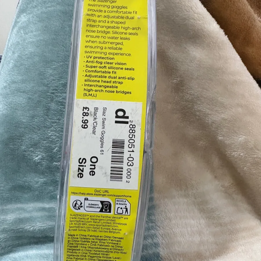 عینک شنا برند slezenger