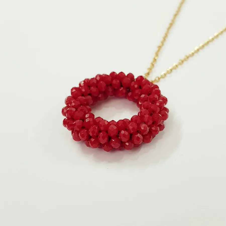 گردنبند استیل طلایی آویز