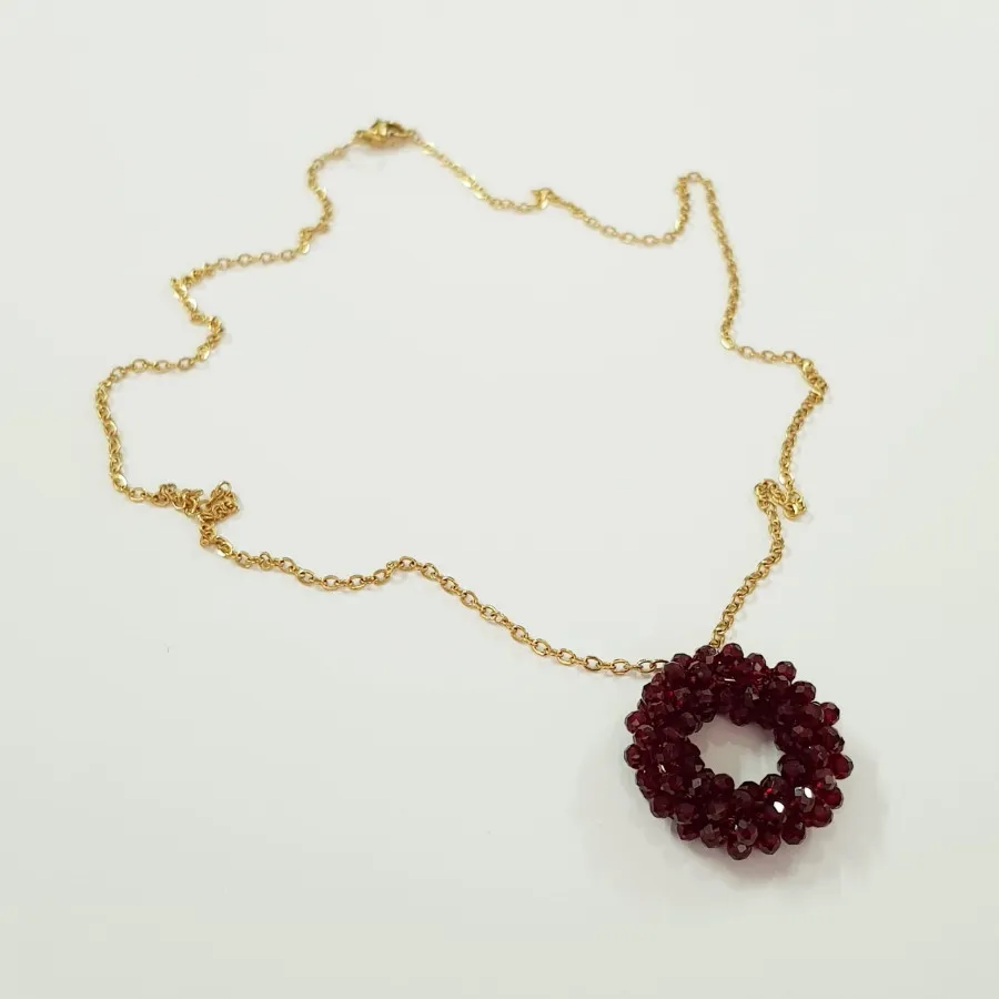 گردنبند استیل آویز دار