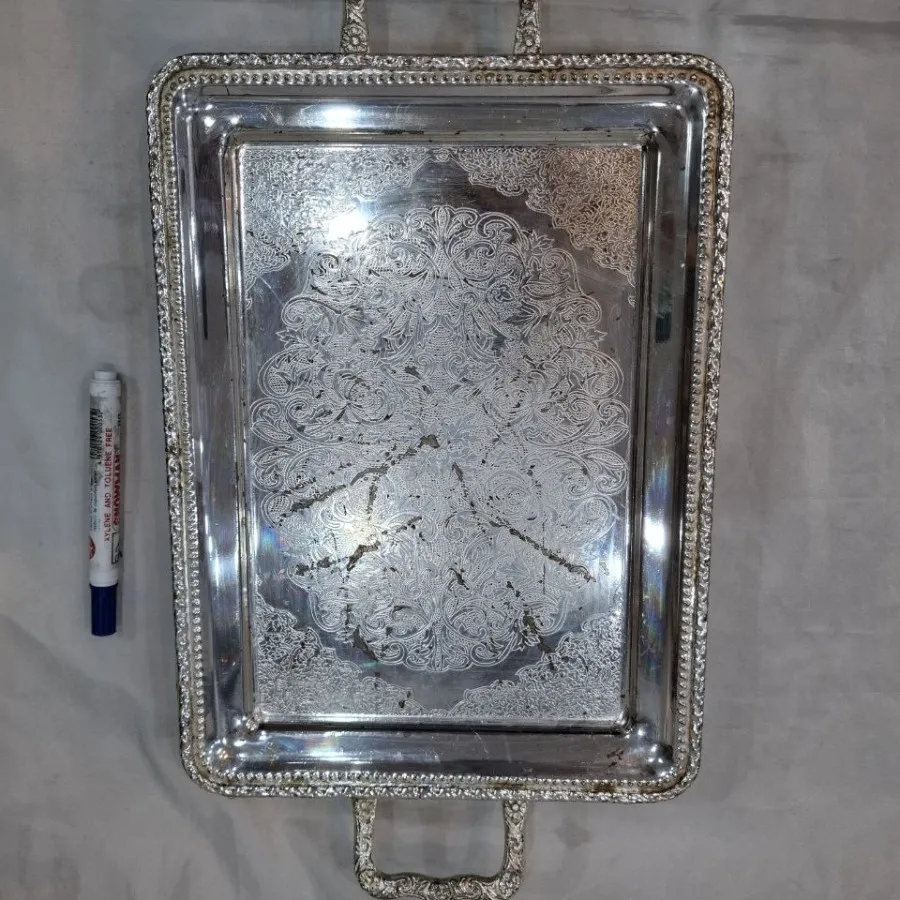 سینی بزرگ پذیرایی 3عدد