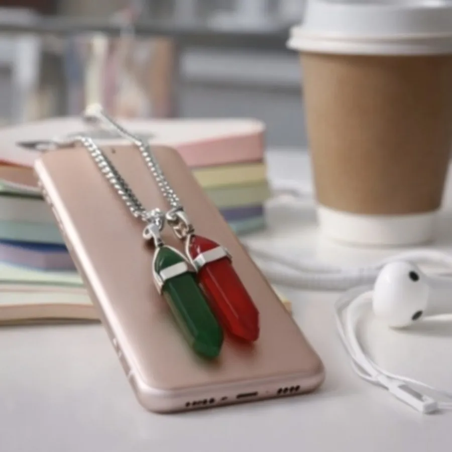 ست گردنبند طرح منشور