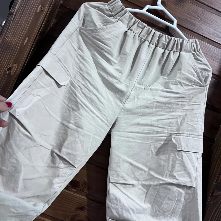 شلوار کتان کارگو‌وارداتی