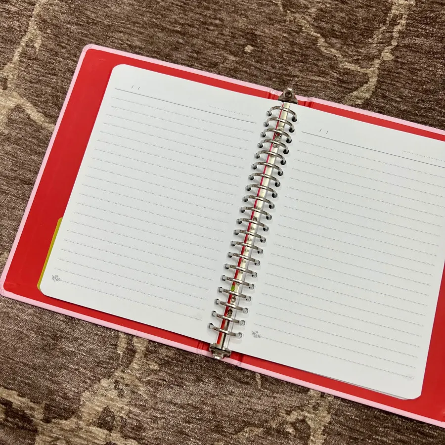 دفتر کلاسوری زیبا