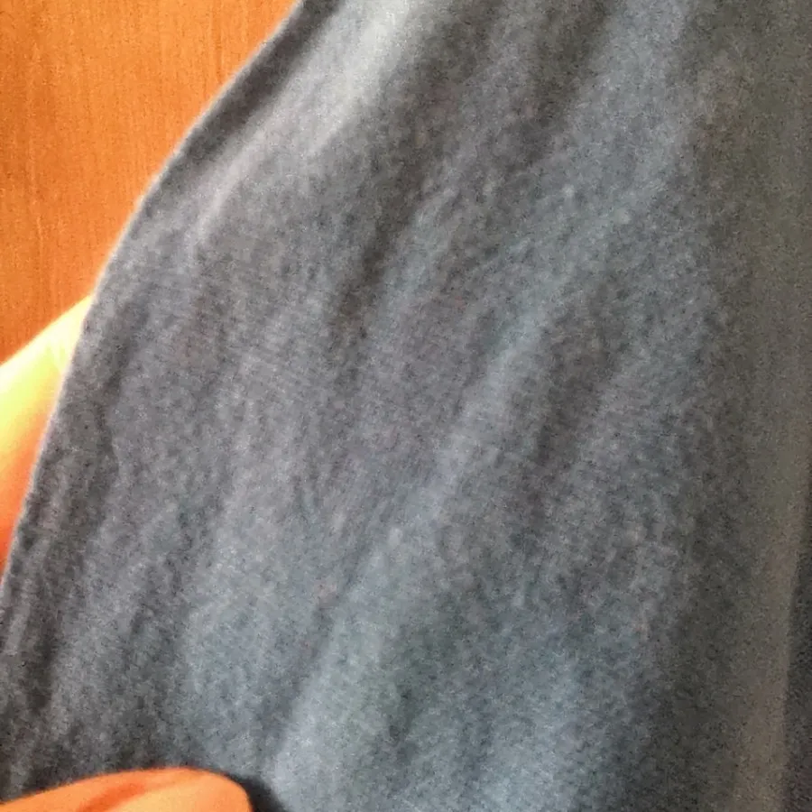 مانتو الیاف طبیعی آبی نخ