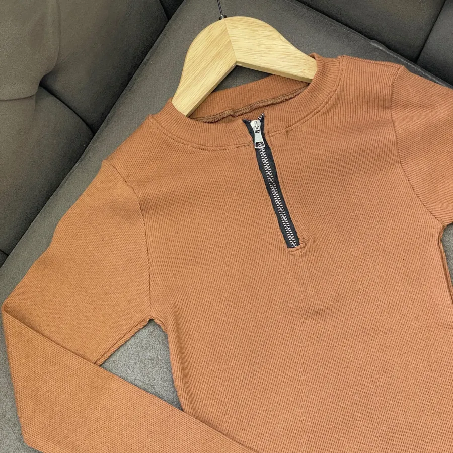 بلوز نیم زیپ