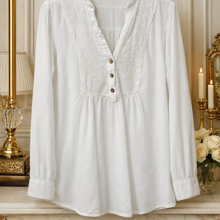 شومیز لینن برند زارا