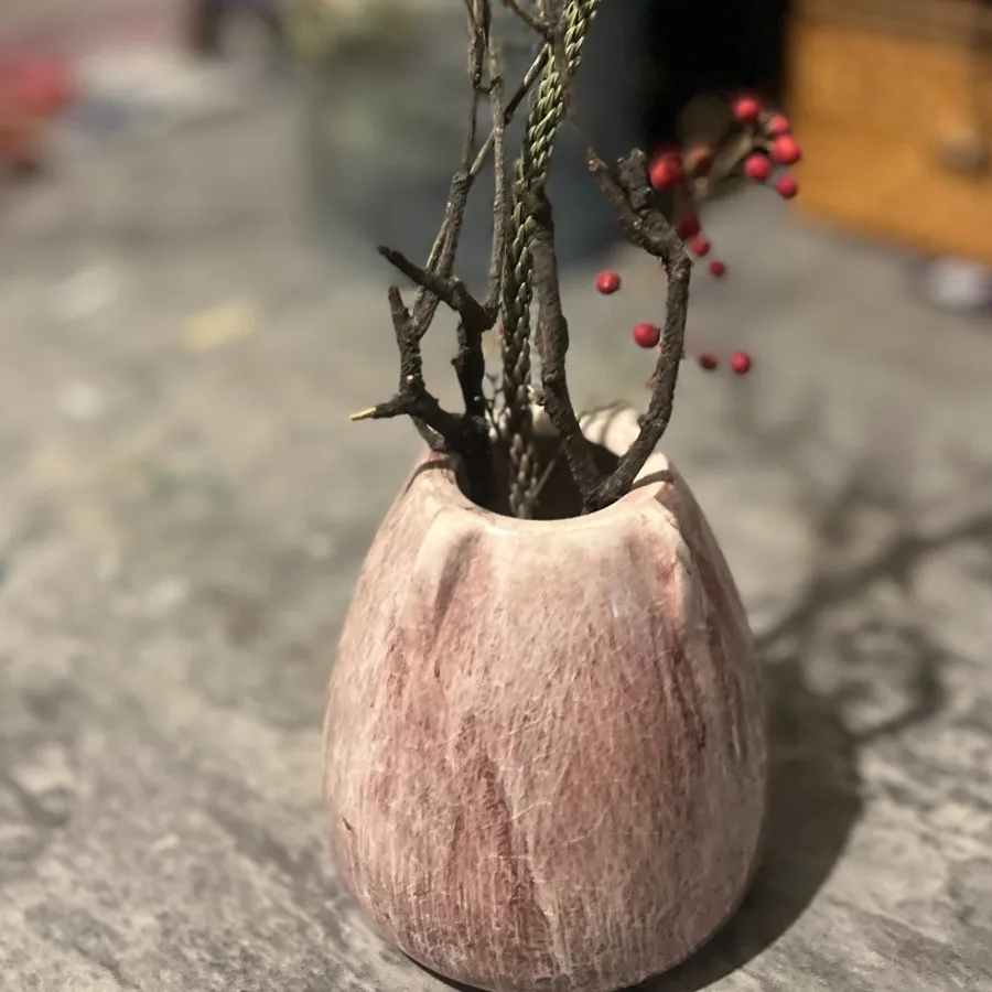 گلدان لعاب سرامیکی