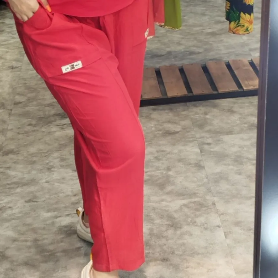 شلوار نخی مام استایل