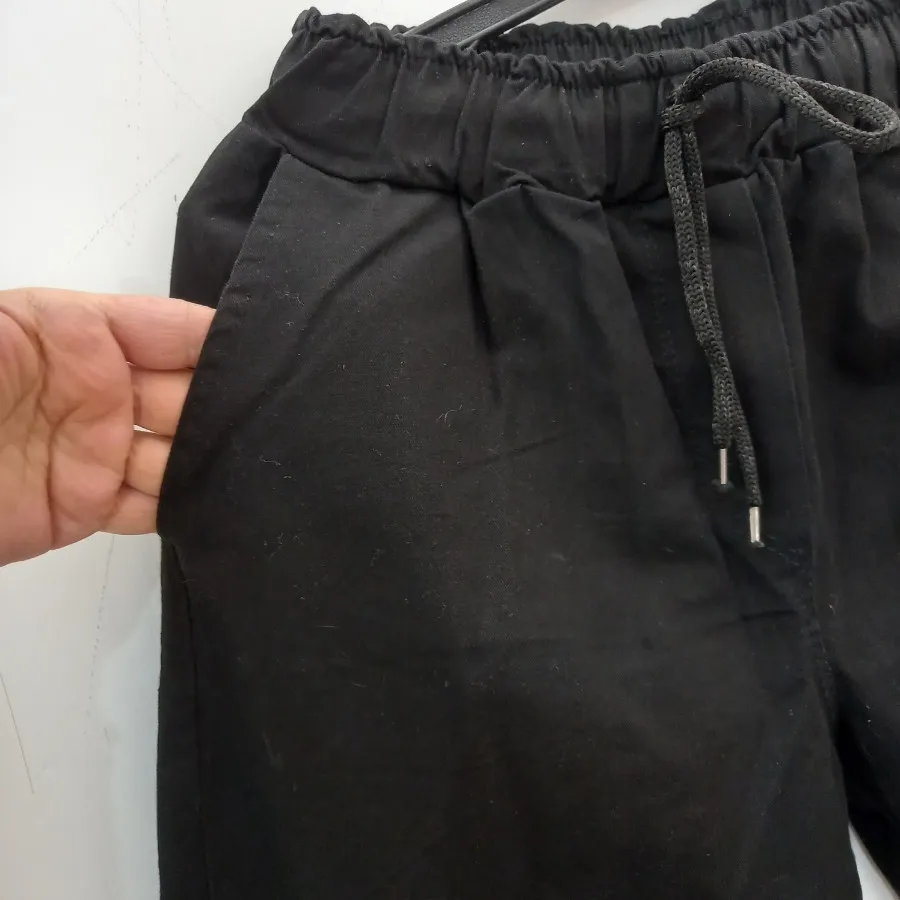 شلوار کتان کش اسلش نو