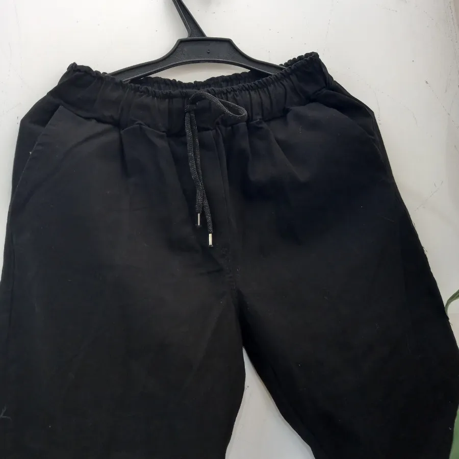 شلوار کتان کش اسلش نو