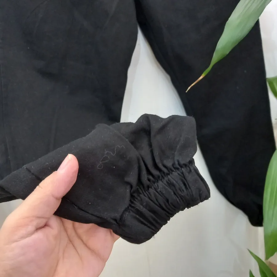 شلوار کتان کش اسلش نو