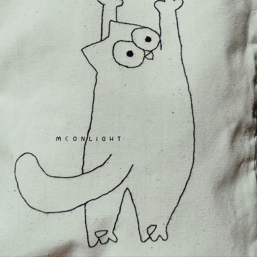 ساک دستی پارچه‌ای مینیمال