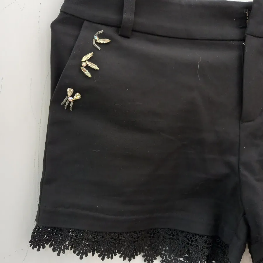 شورتک/شلوارک مجلسی کتان