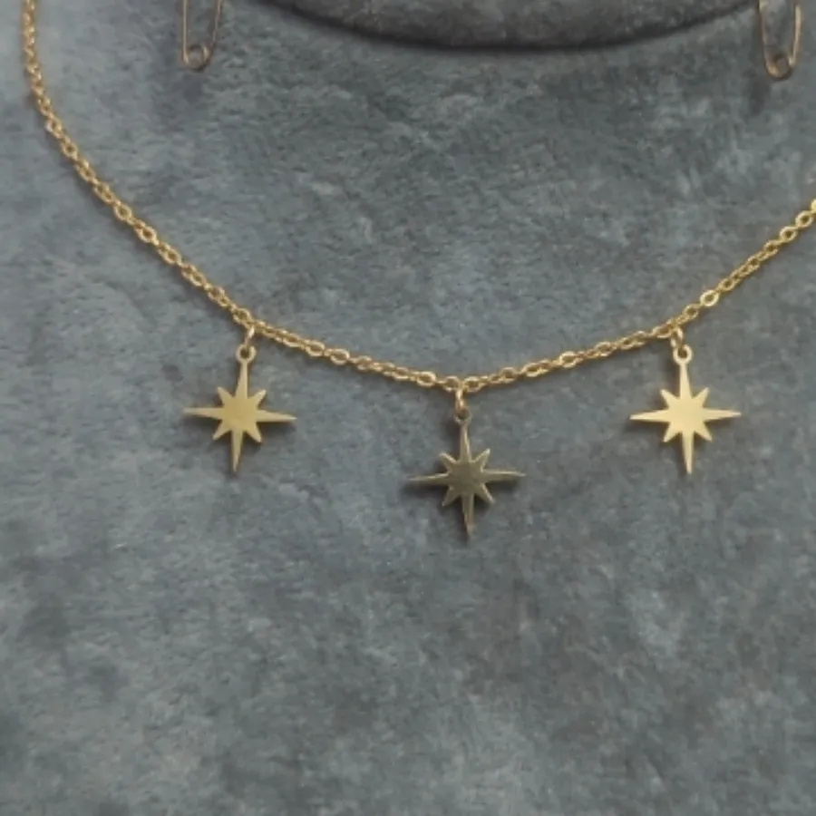 گردنبند استیل کپی طلا