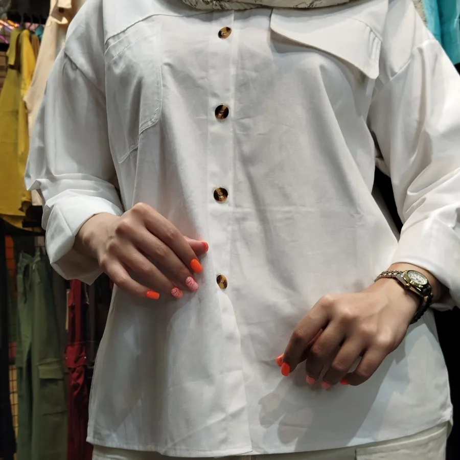 شومیز کتان وپاییزه ضخیم و