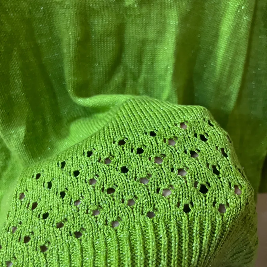 بافت سبز مجلسی اتیکت دار