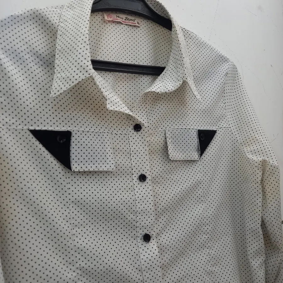 شومیز خال خالی خارجی