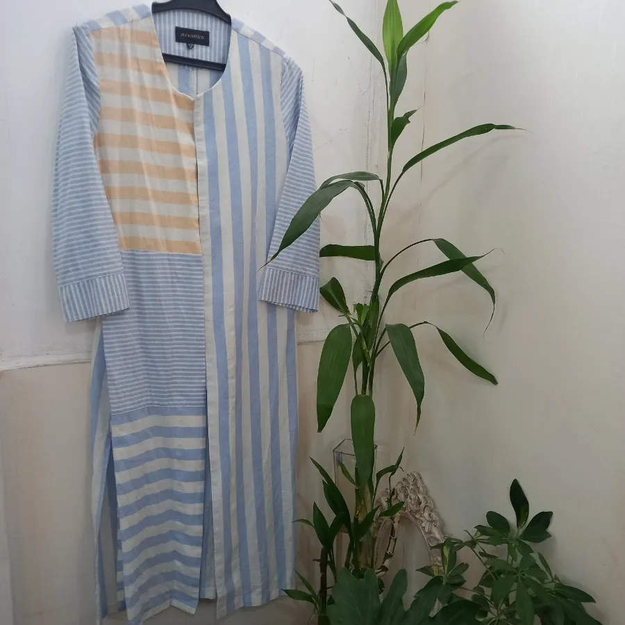 مانتو بلند رنگی