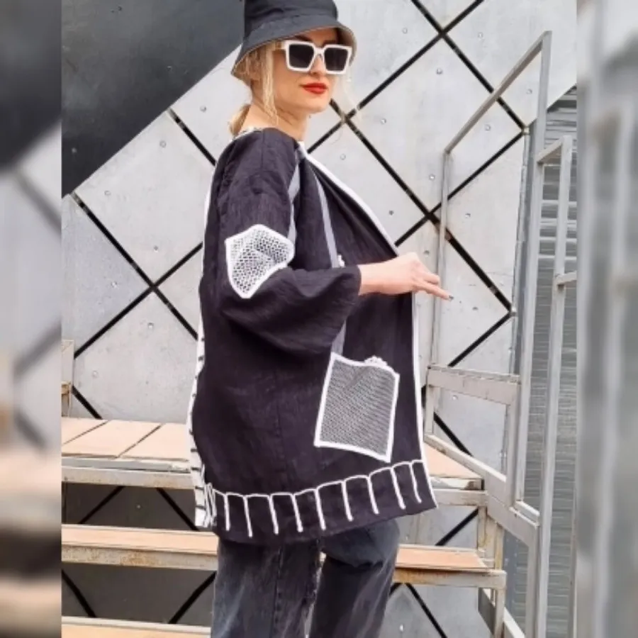 مانتو کاردست مناسب بهار