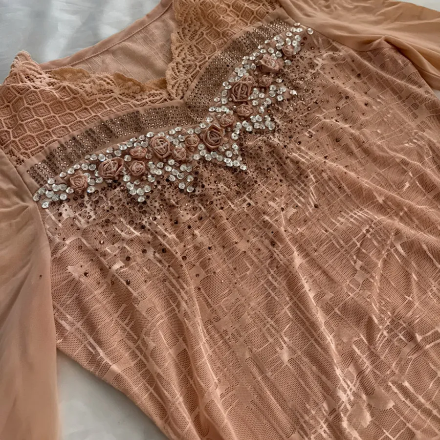 بلوز پولک دوزی