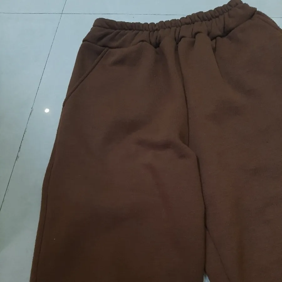 شلوار گرم قهوه ای