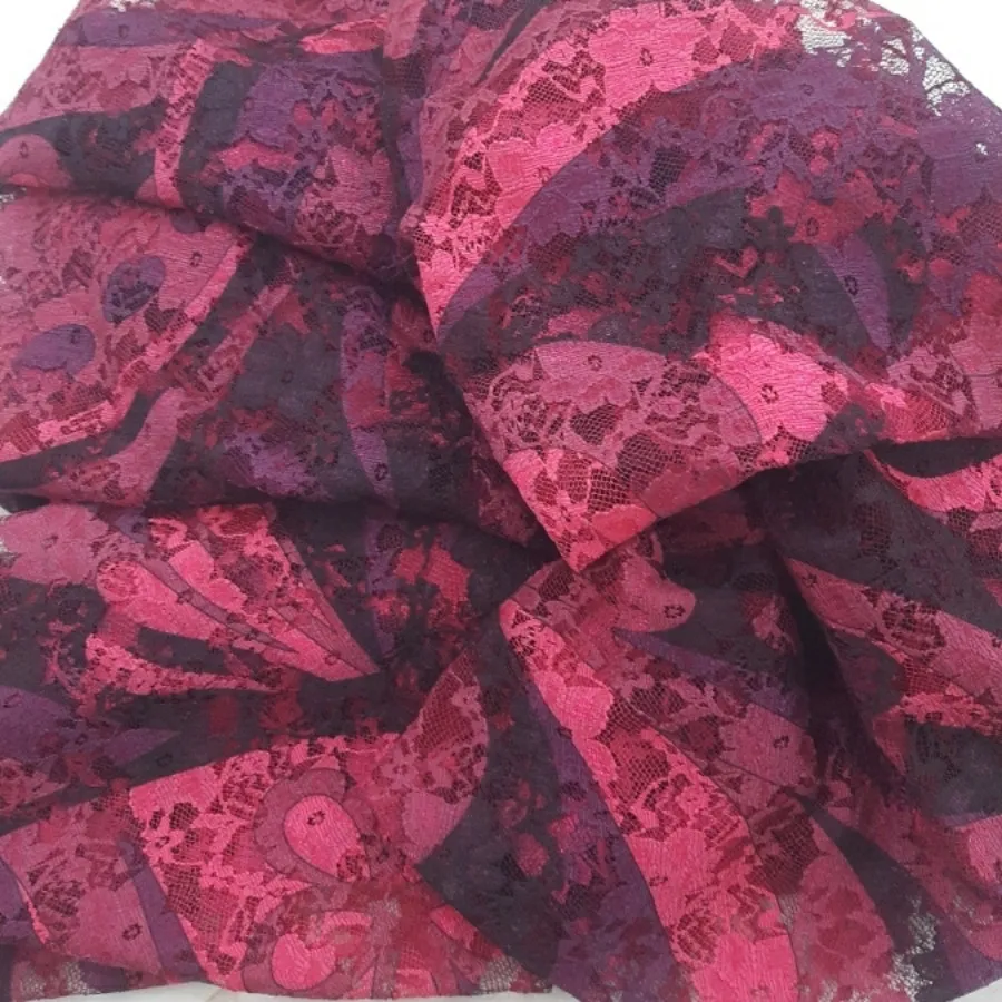 پارچه تور دانتل طرح دار