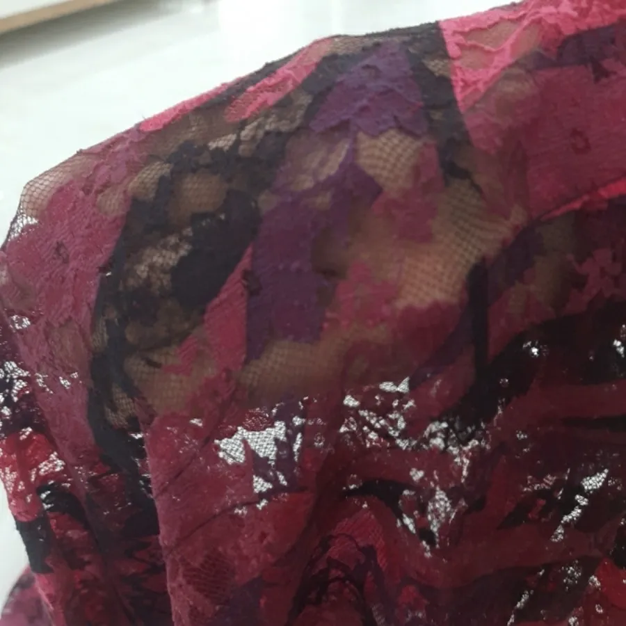 پارچه تور دانتل طرح دار