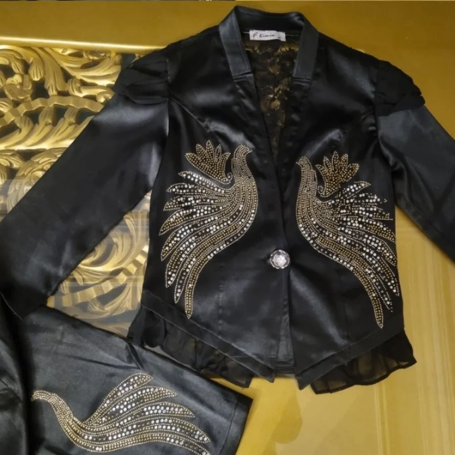 کت و دامن مجلسی نو نگینی