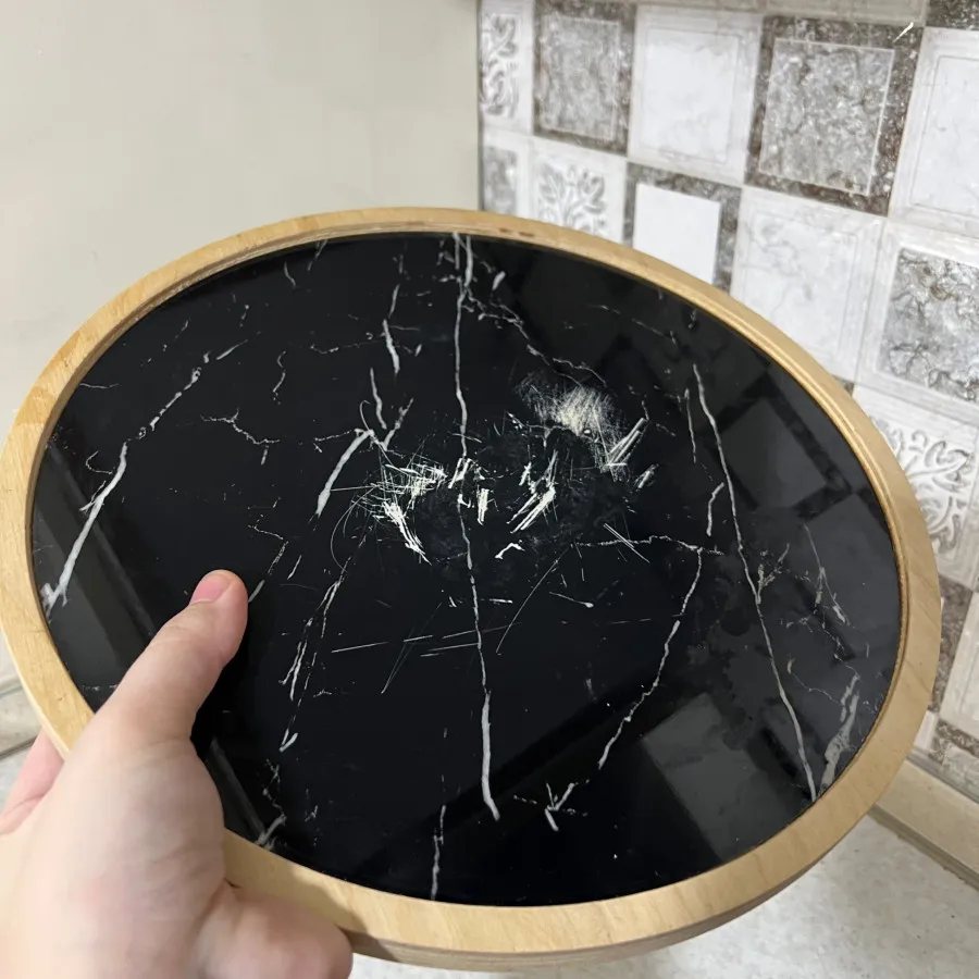 ظرف کیک درب دار سینی