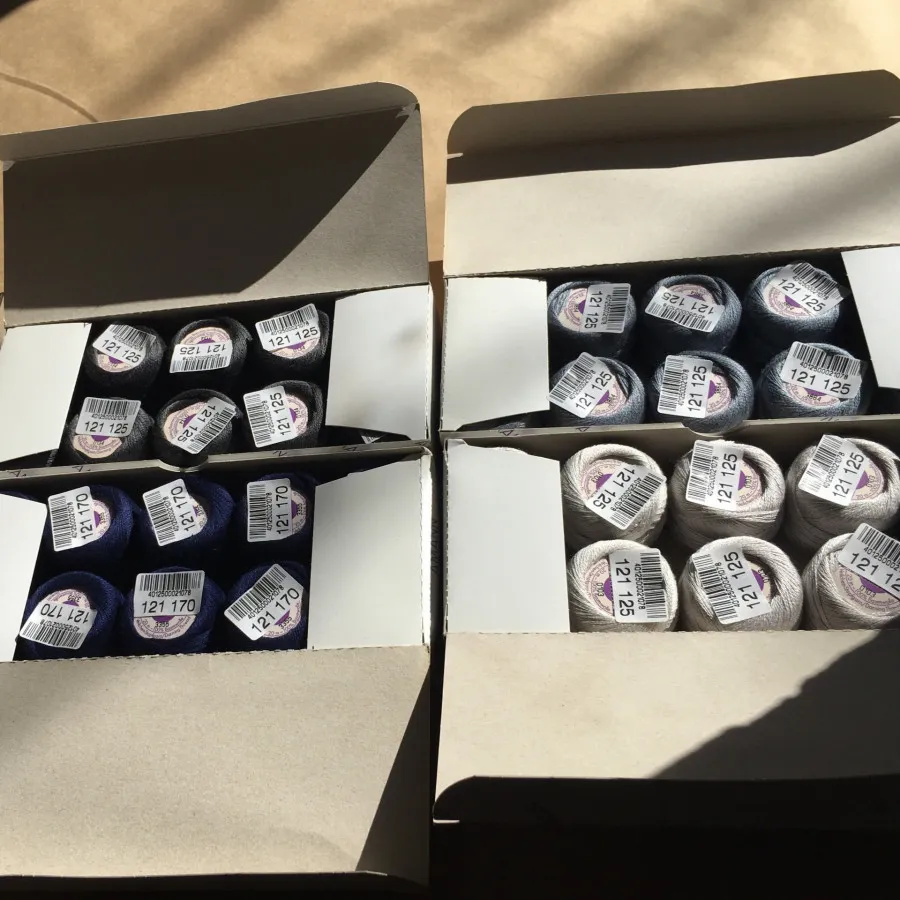 15 عدد نخ گلدوزی با دست